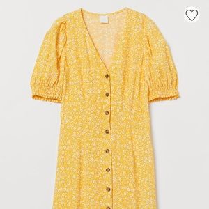 Floral Puff-Sleeve Summer Dress